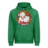Emerald believe Santa Claus Christmas Urban Hoodie - Jasminsmagicworld