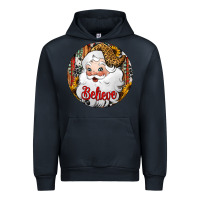 Navy believe Santa Claus Christmas Urban Hoodie - Jasminsmagicworld