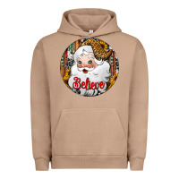 Pigment Burro believe Santa Claus Christmas Urban Hoodie - Jasminsmagicworld