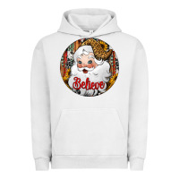Pigment Lunar Rock believe Santa Claus Christmas Urban Hoodie - Jasminsmagicworld