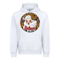 White believe Santa Claus Christmas Urban Hoodie - Jasminsmagicworld