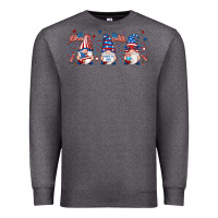 Charcoal Heather 4th of july gnomes libbey glass Premium Sweatshirt - RanaPortraitStore