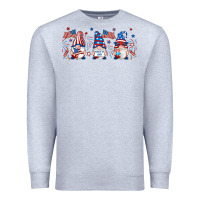 Heather Grey 4th of july gnomes libbey glass Premium Sweatshirt - RanaPortraitStore