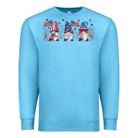 Ocean Blue 4th of july gnomes libbey glass Premium Sweatshirt - RanaPortraitStore