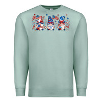 Seafoam 4th of july gnomes libbey glass Premium Sweatshirt - RanaPortraitStore