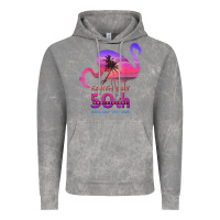 Cloud Rock earth day 50th anniversary pink flamingos sunset silhouette Vintage Hoodie - linhVisuals