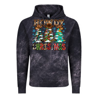 Cloud Black Howdy Christmas Vintage Hoodie - CowhideDigitalArt