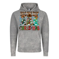 Cloud Rock Howdy Christmas Vintage Hoodie - CowhideDigitalArt