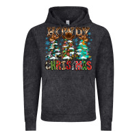 Vintage Black Howdy Christmas Vintage Hoodie - CowhideDigitalArt
