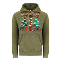 Vintage Olive Howdy Christmas Vintage Hoodie - CowhideDigitalArt