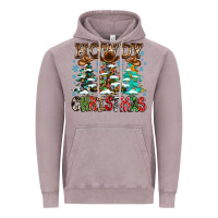 Vintage Zinc Howdy Christmas Vintage Hoodie - CowhideDigitalArt