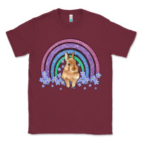 Burgundy bunny rainbow Classic Tee - Artiststas