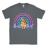 Charcoal Heather bunny rainbow Classic Tee - Artiststas