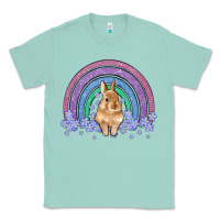 Seafoam bunny rainbow Classic Tee - Artiststas
