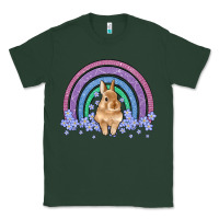Sports Green bunny rainbow Classic Tee - Artiststas