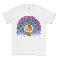 White bunny rainbow Classic Tee - Artiststas