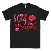 Black hey sugar with lips and candies olivia Classic Tee - OliviaCreatesArt