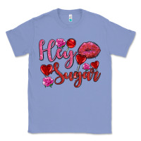Colony Blue hey sugar with lips and candies olivia Classic Tee - OliviaCreatesArt