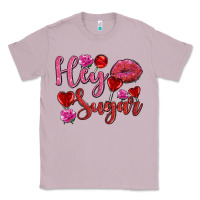 Lilac hey sugar with lips and candies olivia Classic Tee - OliviaCreatesArt