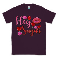 Plum hey sugar with lips and candies olivia Classic Tee - OliviaCreatesArt
