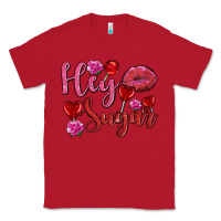 Red hey sugar with lips and candies olivia Classic Tee - OliviaCreatesArt