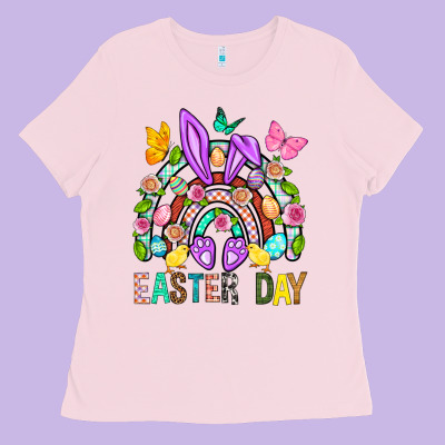 Easter Day Ladies Tee Designed By Bundleandbundleshop