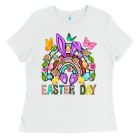 White Easter Day Ladies Tee - BundleAndBundleShop