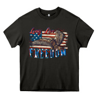 Asphalt Long live freedom 4th of july Heavy Core Tee - CowGirlArtShop