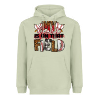 Matcha my heart is on that field baseball Heavyweight Hoodie - RanaPortraitStore