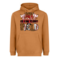 Meerkat my heart is on that field baseball Heavyweight Hoodie - RanaPortraitStore