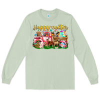 Matcha Happy Easter Animal Car Long Sleeve Tee - CowhideDigitalArt