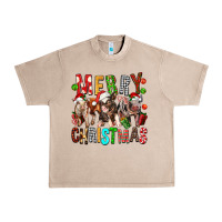 French Oak Merry christmas pigs Urban Heavy Tee - FaDigitalArtStudio