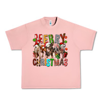 Salmon Merry christmas pigs Urban Heavy Tee - FaDigitalArtStudio