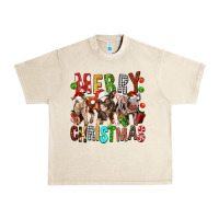 Sandshell Merry christmas pigs Urban Heavy Tee - FaDigitalArtStudio