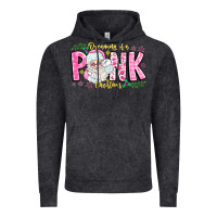 Vintage Black dreaming of a pink christmas Vintage Hoodie - CowhideDigitalArt