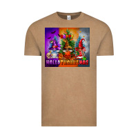 Vintage Coffee happy hallothanksmas Vintage Tee - FaDigitalArtStudio