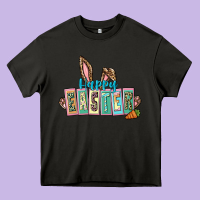Happy Easter Easter Day Heavy Core Tee Designed By Cowgirlartshop