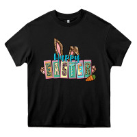 Black Happy Easter Easter Day Heavy Core Tee - CowGirlArtShop