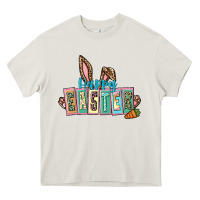 Cream Happy Easter Easter Day Heavy Core Tee - CowGirlArtShop