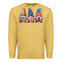 Antique Gold usa fourth of july gnomes Premium Sweatshirt - RanaPortraitStore