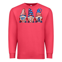 Cardinal usa fourth of july gnomes Premium Sweatshirt - RanaPortraitStore