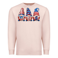 Pale Pink usa fourth of july gnomes Premium Sweatshirt - RanaPortraitStore