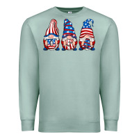 Seafoam usa fourth of july gnomes Premium Sweatshirt - RanaPortraitStore