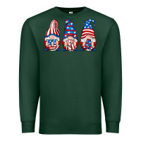 Sports Green usa fourth of july gnomes Premium Sweatshirt - RanaPortraitStore