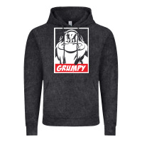 Vintage Black grumpy funny Vintage Hoodie - linhVisuals