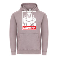 Vintage Zinc grumpy funny Vintage Hoodie - linhVisuals