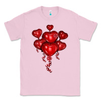 Bubblegum Pink heart balloons olivia Classic Tee - OliviaCreatesArt