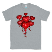 Heather Grey heart balloons olivia Classic Tee - OliviaCreatesArt