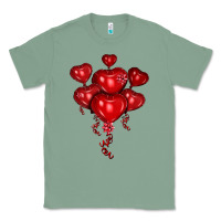 Sage heart balloons olivia Classic Tee - OliviaCreatesArt