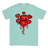Seafoam heart balloons olivia Classic Tee - OliviaCreatesArt